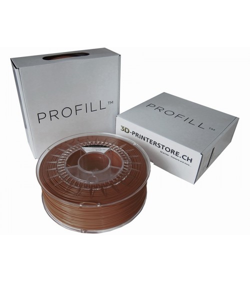 ABS ProFill Filament 1.75mm 1 kg brun noisette emballage