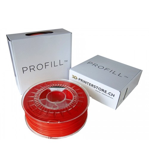 ABS ProFill Filament 1.75mm 1 kg rouge emballage