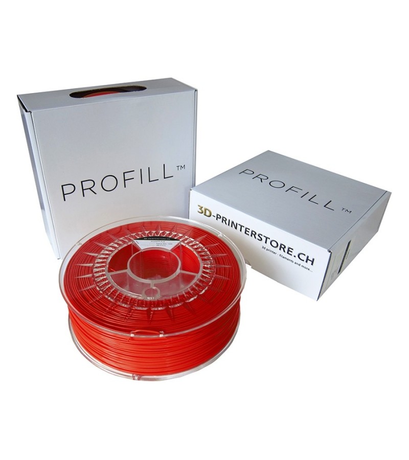 ABS ProFill Filament 1.75mm 1 kg rouge emballage