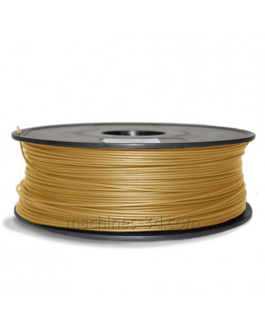 PLA Filament 1,75mm bobine 0.75 kg couleur or de Machines-3D