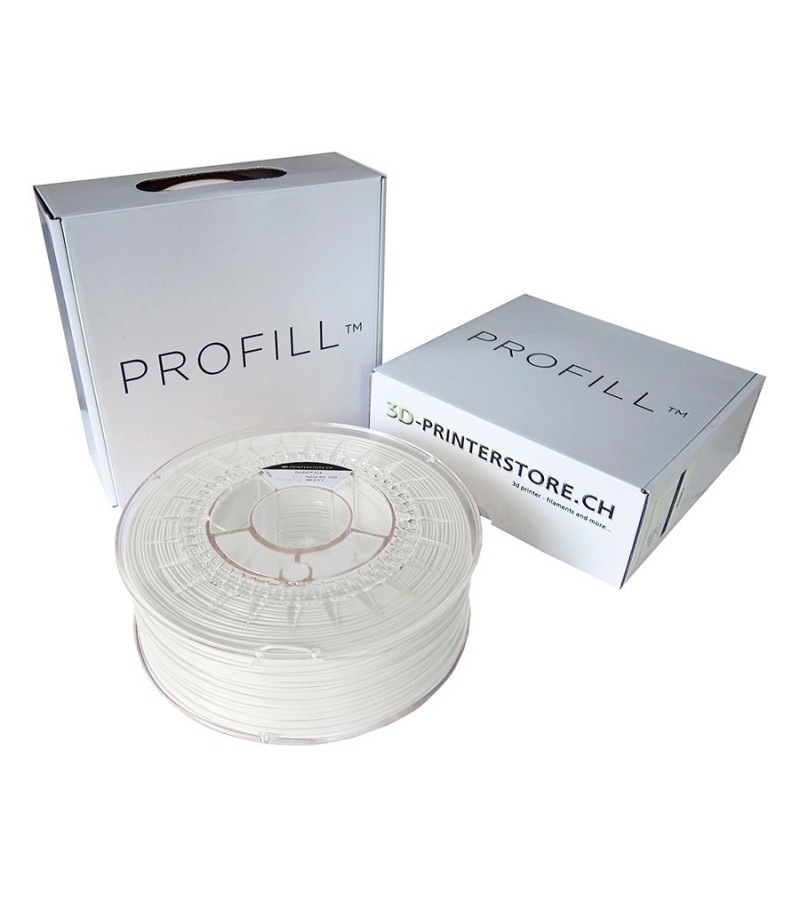 PLA ProFill Filament 1.75mm 1 kg couleur blanc emballage