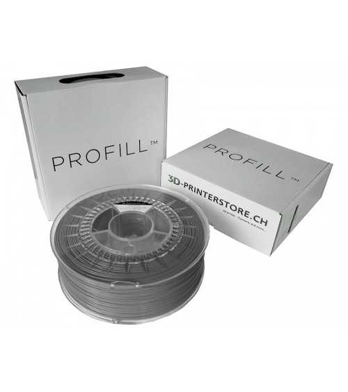 PLA ProFill Filament 1.75mm 1 kg couleur gris emballage