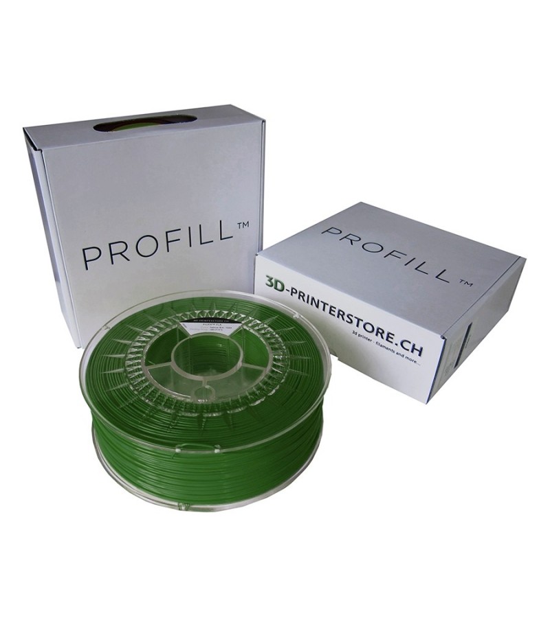PLA ProFill Filament 1.75mm 1 kg vert feuilles emballage