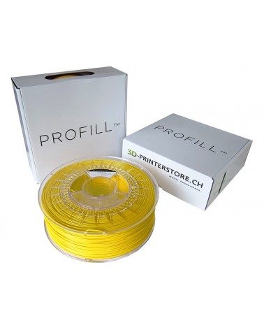 PLA ProFill Filament 1.75mm 1 kg jaune emballage