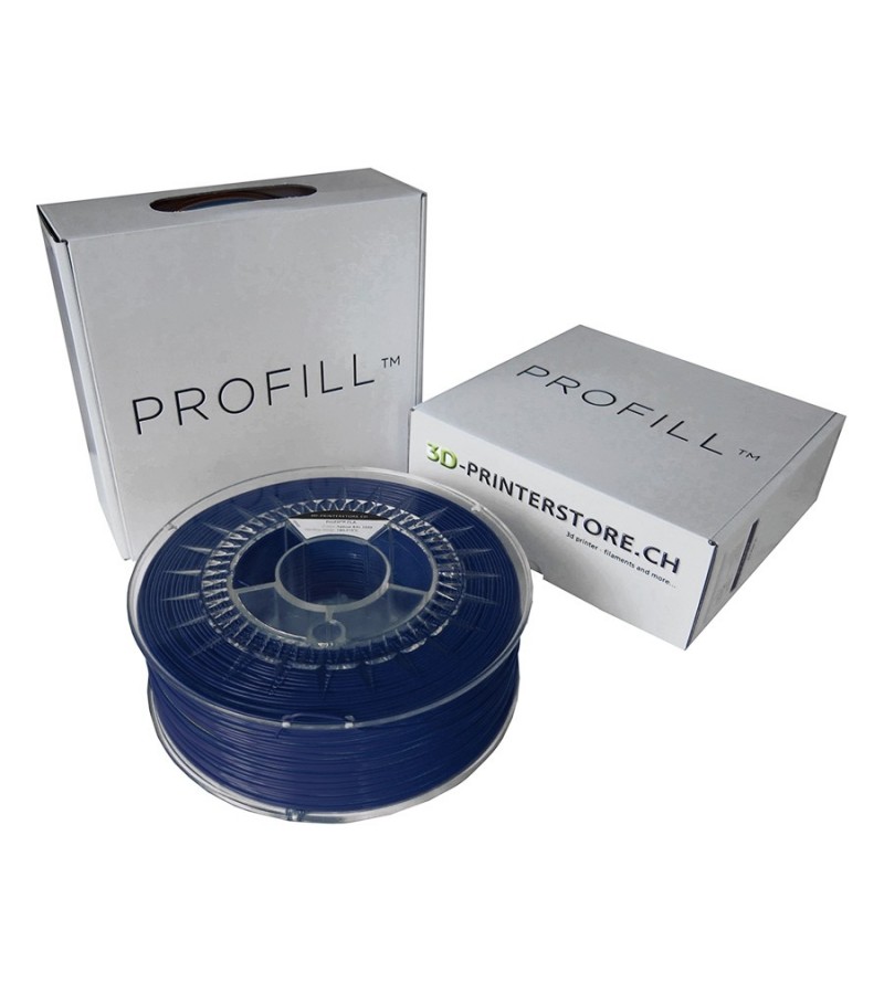PLA ProFill Filament 1.75mm 1 kg bleu nocturne emballage